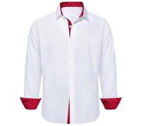 Barry.Wang Shirt White Red