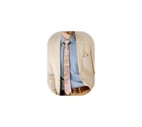 Barry.Wang Yellow Blue Mens Tie Beige Floral Silk Necktie Handkerchief Cufflinks Set Formal Party Wedding
