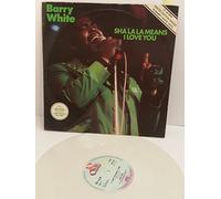 BARRY WHITE - BARRY WHITE sha la la means i love you, WHITE VINYL. BTCL 1041