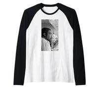 Barry White Singer U-Turn Era Photo By AJ Barratt Raglan Baseball Tee