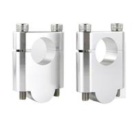 Bars Clamp Compatible With CB1000R 2008-2024 For CB300R 2019-2024 For CB125R 2017-2024 28mm 11/8" Motorcycle Handlebar Fat Bar Risers Clamps(Silver,40mm)