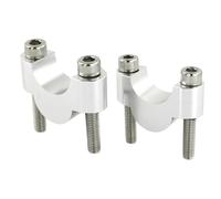 Bars Clamp Compatible With For F700GS 2012-2024 For F650GS 2009-2012 22mm 7/8" Motorcycle Handle Bar Mount Fat Handlebar Riser Adapter(Silver,20mm)
