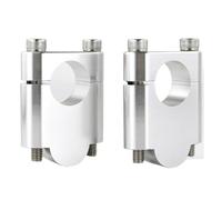 Bars Clamp Compatible With For Nc700x 2011-2021 For Nc750x 2014-2024 22mm Motorcycle Handlebar Risers Clamps Riser(Silver,40mm)