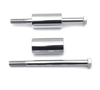 Bars Riser Compatible With For Vulcan 1600 2002-2009 For Vulcan 2000 2004-2010 Motorbike Handlebar Risers Clamp With Bolt Parts Handle Bar Mount(Silver)