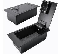 Barska 0.22 Cubic Ft. Hidden Security Floor Safe with Key Lock for Home and Business