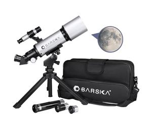 Barska AE10100 Refractor Telescope 34.3 x 9.5 x 9.5 cm Silver