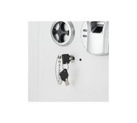 Barska AX13030 White Biometric Wall Safe