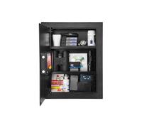 Barska AX13034 Biometric Wall Safe, Black