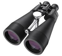 BARSKA Gladiator 25-125x80 Zoom Binoculars (Green Lens, Braced-in Tripod Adapter), Black