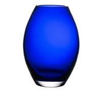Barski Glass - Handmade - 8" H - (8 inches High) - Barrel Vase - Cobalt Blue - Made in Europe