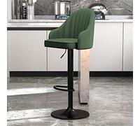 Barstools with Back Set of 2 Dining Swivel Sland Chairs Adjustable Counter Height Bar stools, PU Leather Black Metal Legs Kitchen Island Chair, Suitable for Home Bars, Bistro