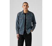 Barstow Western Denim Shirt Faded Blue