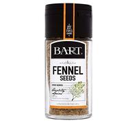 Bart Fennel Seeds for Fish Stews, Lamb Madras, Roast Pork and Chicken Curry with innovative Spoonkler™ cap - Herbs and Spices - 30g Jar