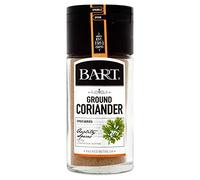 Bart Ground Coriander for Indian and Middle Eastern Rubs and Curries with Innovative Spoonkler Cap - Herbs and Spices - 30g Jar