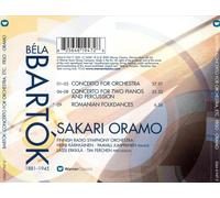 BART¢K: CONCERTO FOR ORCHESTRA; CONCERTO FOR TWO PIANOS & PERCUSSION; ROMANIAN D