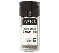 Bart Organic Fairtrade Coarse Ground Black Pepper (42g) - Pack of 2