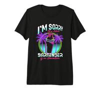 Bartender Bar Design for Barman - Nice Bartender On Vacation Premium T-Shirt