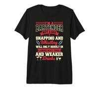 Bartender Barman Mixologist Bartending Barkeep Barmaid Premium T-Shirt