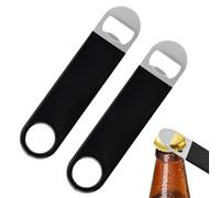 Bartender Bottle Openers, 2 PCS Magnetic Bottle Opener, 18cm Bar Blade, Rubber Coated Stainless SteelBeer Bottle Opener, Beer Openers, Idea für Bars, Kneipen, Restaurants