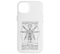Bartender Corkscrew Oenophile Vitruvian Man Da Vinci Wine Case for iPhone 14 Plus