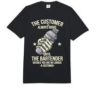 Bartender Customer is Always Right Barkeeper Bartending Comfort Colors Adult Heavyweight T-Shirt