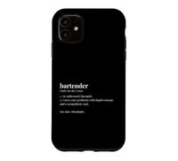 Bartender Dictionary Funny Mixology Case for iPhone 11