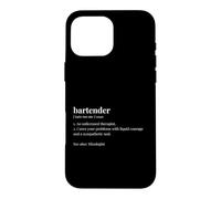 Bartender Dictionary Funny Mixology Case for iPhone 16 Pro Max