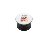 Bartender Funny Joke Dad Proud Hero Father's Day Proud Job PopSockets Adhesive PopGrip