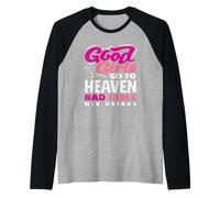 Bartender Girls Go to Heaven Mix Drinks Raglan Baseball Tee