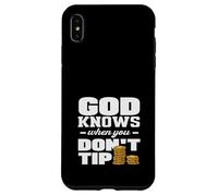 Bartender God Knows When You Don't Tip Case for iPhone XS Max