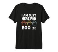 Bartender Halloween: I am just here for the Boo-ze Premium T-Shirt