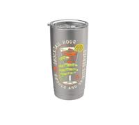 Bartender Halloween Shocktail Cocktail Hour Ghouls Spirits Stainless Steel Insulated Tumbler