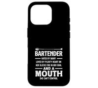 Bartender Heart Sleeve Fire Soul Mouth Control Case for iPhone 16 Pro