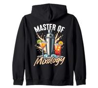 Bartender Master Of Mixology Cocktail Skill Zip Hoodie