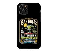 Bartender Mixologist Bar Rules Rule #1 Bartender Is Always Case for iPhone 11 Pro