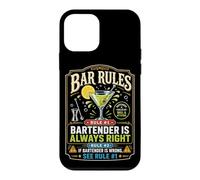 Bartender Mixologist Bar Rules Rule #1 Bartender Is Always Case for iPhone 12 mini