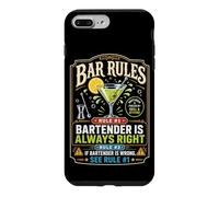 Bartender Mixologist Bar Rules Rule #1 Bartender Is Always Case for iPhone 7 Plus/8 Plus