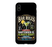 Bartender Mixologist Bar Rules Rule #1 Bartender Is Always Case for iPhone XS Max