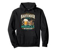 Bartender Mixologist Bartender A.K.A. Miracle Worker Pullover Hoodie