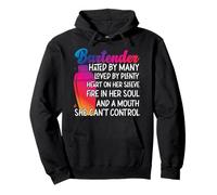 Bartender Mixologist Bartender Hated By Many Loved By Plenty Pullover Hoodie