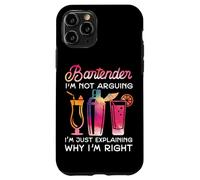 Bartender Mixologist Bartender I'm Not Arguing I'm Just Case for iPhone 11 Pro