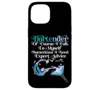 Bartender Mixologist Bartender Of Course I Talk To Myself Case for iPhone 15