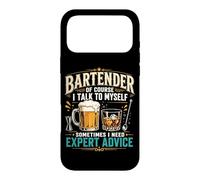 Bartender Mixologist Bartender Of Course I Talk To Myself Case for iPhone 17 Pro Max