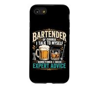 Bartender Mixologist Bartender Of Course I Talk To Myself Case for iPhone SE (2020) / 7/8