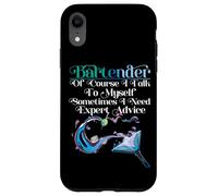 Bartender Mixologist Bartender Of Course I Talk To Myself Case for iPhone XR