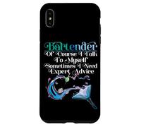 Bartender Mixologist Bartender Of Course I Talk To Myself Case for iPhone XS Max