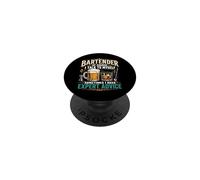 Bartender Mixologist Bartender Of Course I Talk To Myself PopSockets Adhesive PopGrip