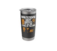 Bartender Mixologist Bartending What Happens At The Bar Stainless Steel Insulated Tumbler