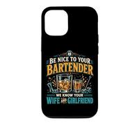 Bartender Mixologist Be Nice To Your Bartender We Know Your Case for iPhone 12/12 Pro