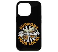 Bartender Mixologist Beer Support Your Local Bartender Case for iPhone 13 Pro